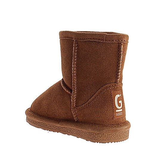 Buty zimowe dziecięce Gooce bez zapięcia z wełny 