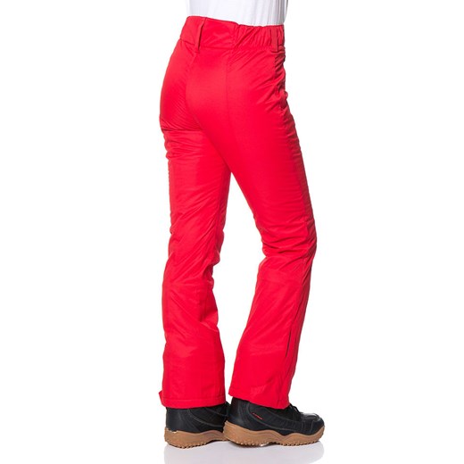 Czerwone spodnie damskie Cmp z tkaniny 