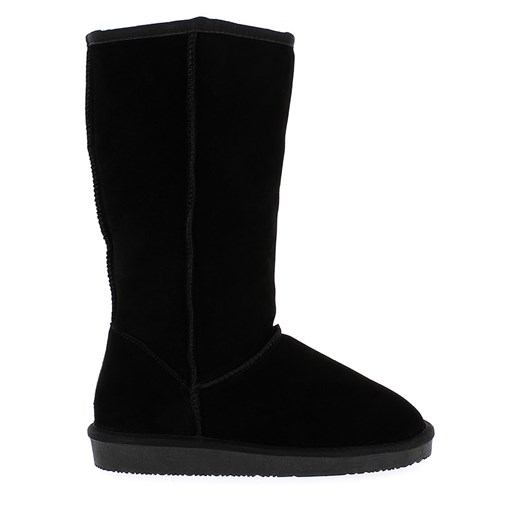 Gooce Skórzane kozaki zimowe &quot;Elidir&quot; w kolorze czarnym