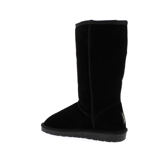 Gooce Skórzane kozaki zimowe &quot;Elidir&quot; w kolorze czarnym