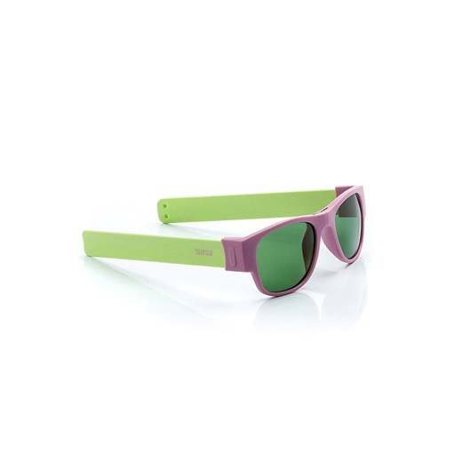 Zwijane okulary przeciwsłoneczne "PA6" w kolorze zielono-różowym