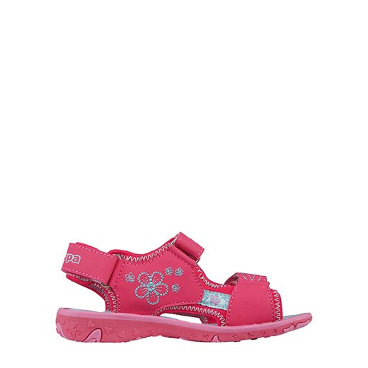 Sandały "Bloomy" w kolorze różowo-turkusowym