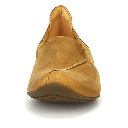 Skórzane slippersy "Chilli" w kolorze jasnobrązowym