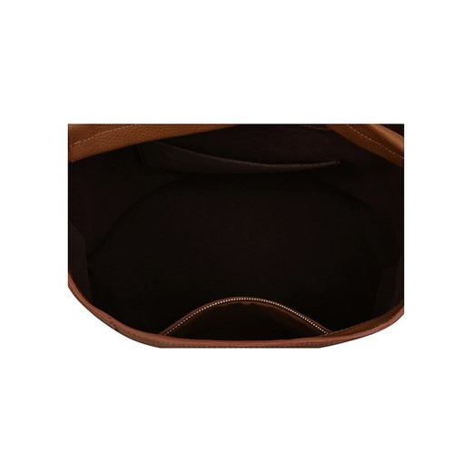 Skórzana torebka "Ryedale" w kolorze jasnobrązowym - 30 x 35 x 20 cm