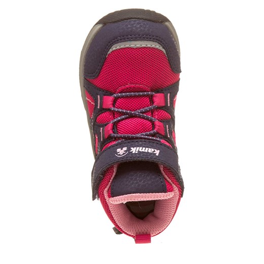 Buty trekkingowe dziecięce Kamik na rzepy różowe 