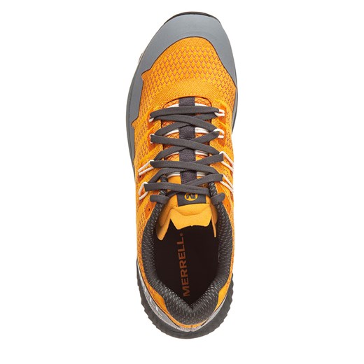 Pomarańczowe buty sportowe męskie Merrell wiązane 