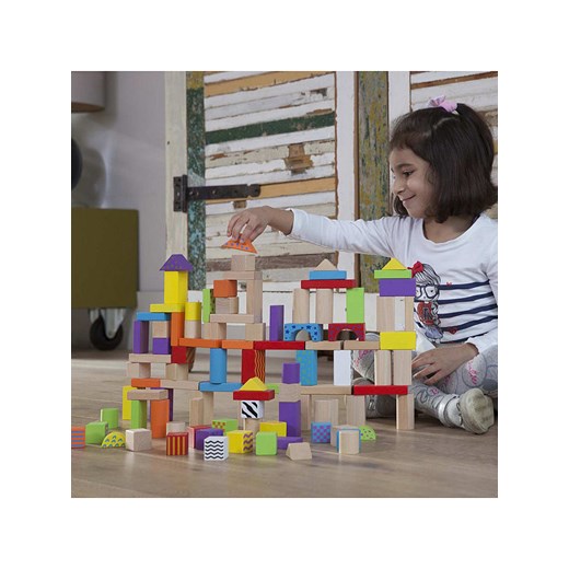 New Classic Toys Klocki (100 szt.) - 18 m+