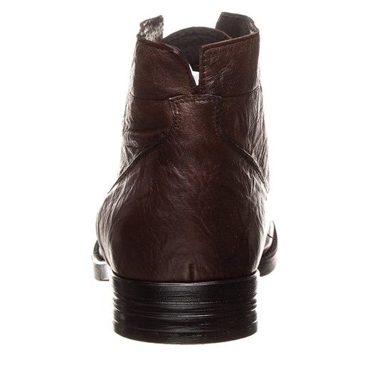 Buty zimowe męskie Otto Kern sznurowane brązowe