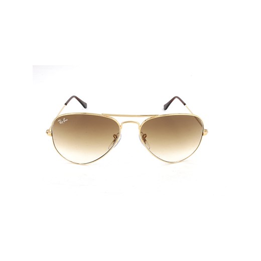 Męskie okulary przeciwsłoneczne w kolorze złoto-brązowym