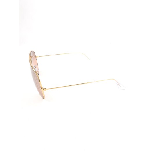 Męskie okulary przeciwsłoneczne "Aviator" w kolorze brązowo-złotym