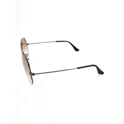 Męskie okulary przeciwsłoneczne "Aviator" w kolorze srebrno-brązowo-czarnym