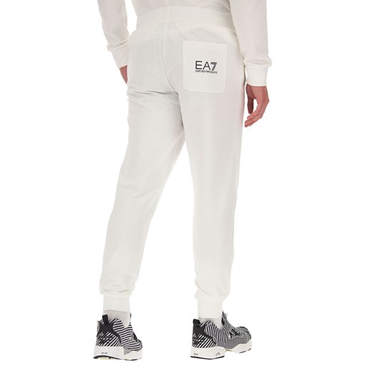 Emporio Armani Spodnie dla Mężczyzn, biały, Bawełna, 2019, L M S XL XXL  Emporio Armani S RAFFAELLO NETWORK