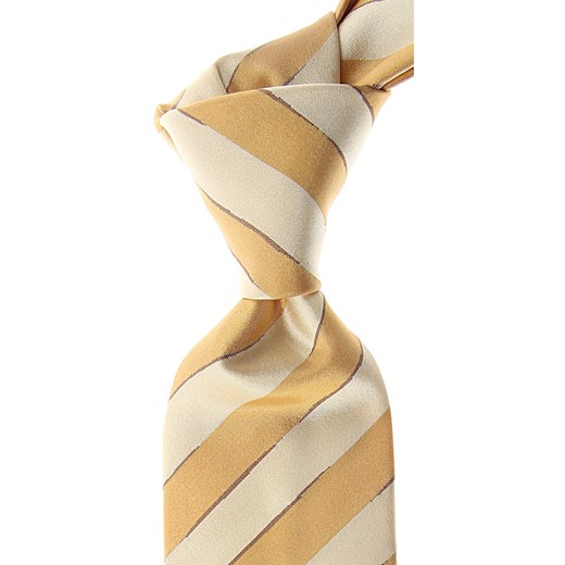 Krawat Fendi żółty 
