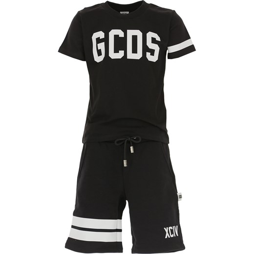 GCDS Koszulka Dziecięca dla Chłopców Na Wyprzedaży w Dziale Outlet, Blac, Bawełna, 2019, 14Y 8Y