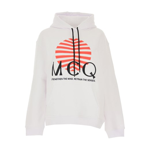 McQ Bluza dla Kobiet, biały, Bawełna, 2019, 44 M McQ Alexander McQueen  M RAFFAELLO NETWORK