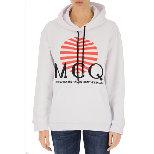 McQ Bluza dla Kobiet, biały, Bawełna, 2019, 44 M  McQ Alexander McQueen M RAFFAELLO NETWORK