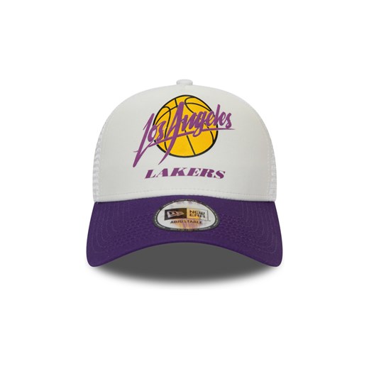 New Era Los Angeles Lakers Czapka z daszkiem Szary Fioletowy  New Era UNI okazyjna cena BIBLOO 