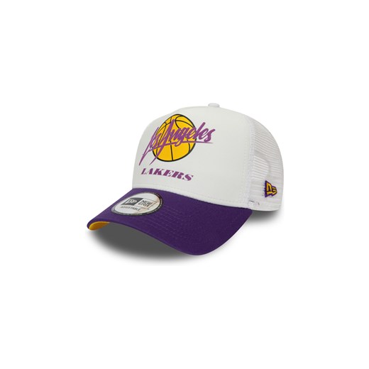 New Era Los Angeles Lakers Czapka z daszkiem Szary Fioletowy New Era  UNI okazja BIBLOO 