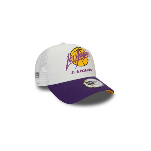 New Era Los Angeles Lakers Czapka z daszkiem Szary Fioletowy New Era  UNI BIBLOO okazja 