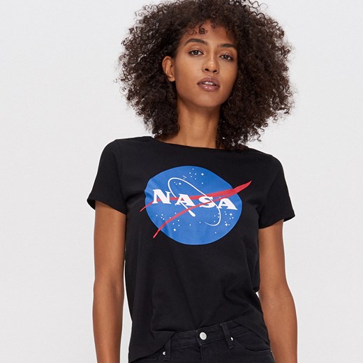 House - T-shirt NASA - Czarny  House M 