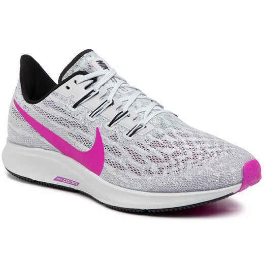 Buty sportowe damskie Nike zoom bez wzorów płaskie na wiosnę wiązane 