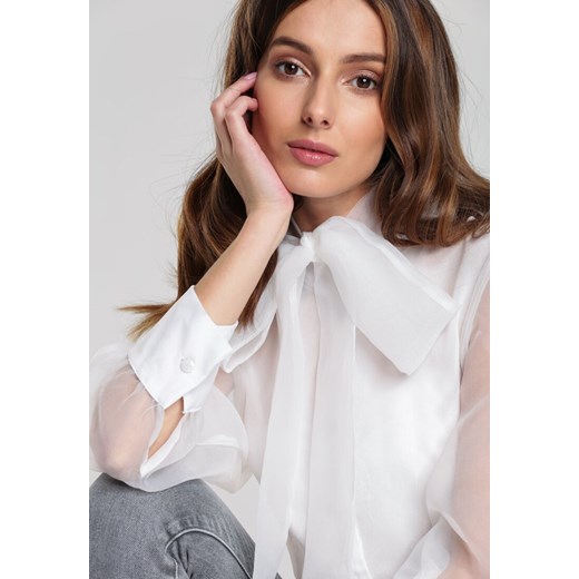 Bluzka damska Renee elegancka z długim rękawem