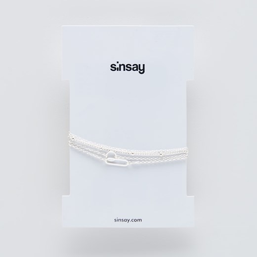 Sinsay - Bransoletki - Srebrny Sinsay One Size