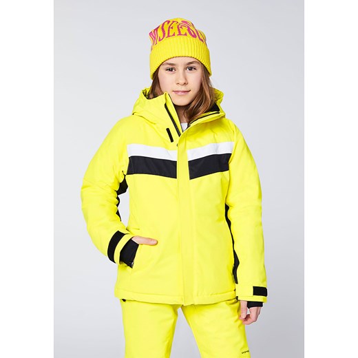 Kurtka narciarska "Hilltop" w kolorze żółtym