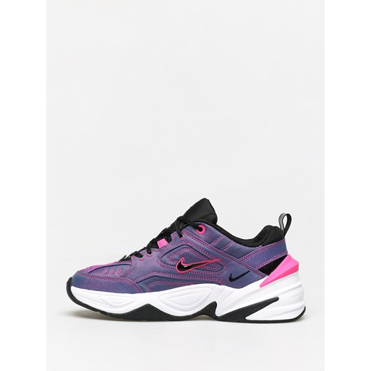 Buty sportowe damskie Nike fioletowe gładkie na wiosnę młodzieżowe sznurowane 