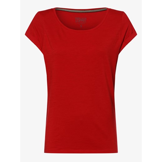 Esprit Casual - T-shirt damski, czerwony  Esprit M vangraaf
