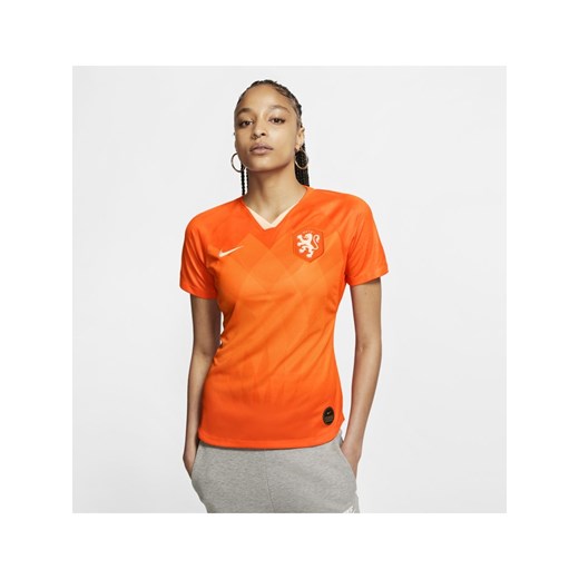 Damska koszulka piłkarska Netherlands 2019 Stadium Home - Pomarańczowy