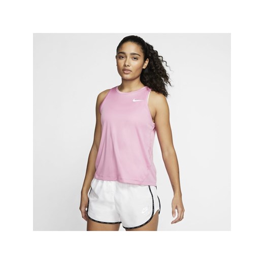 Damska koszulka bez rękawów do biegania Nike Miler - Różowy