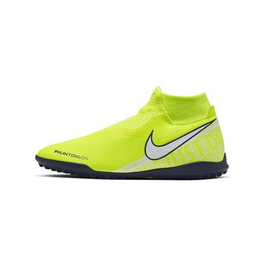 Buty do piłki nożnej na sztuczną nawierzchnię typu turf Nike Phantom Vision Academy Dynamic Fit TF - Żółć