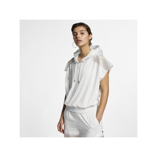 Bluza damska Nike biała krótka 