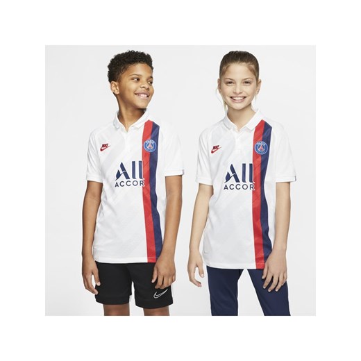 Koszulka piłkarska dla dużych dzieci Paris Saint-Germain 2019/20 Vapor Match Third - Biel