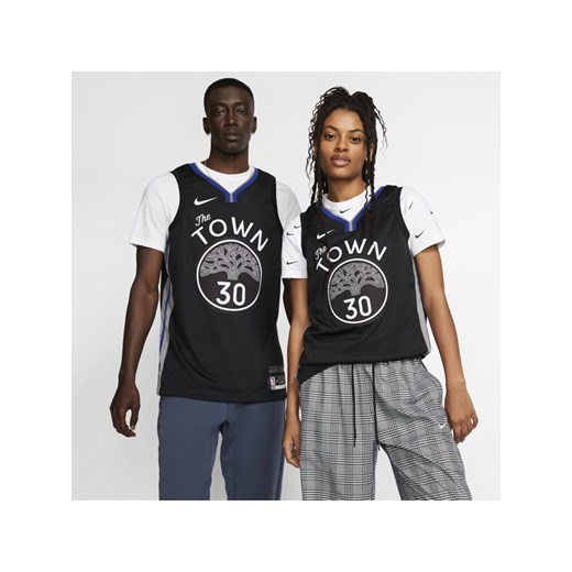 Koszulka Nike NBA Swingman Stephen Curry Warriors City Edition - Czerń