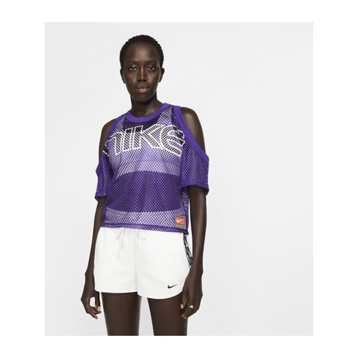 Bluzka damska Nike z okrągłym dekoltem na wiosnę 