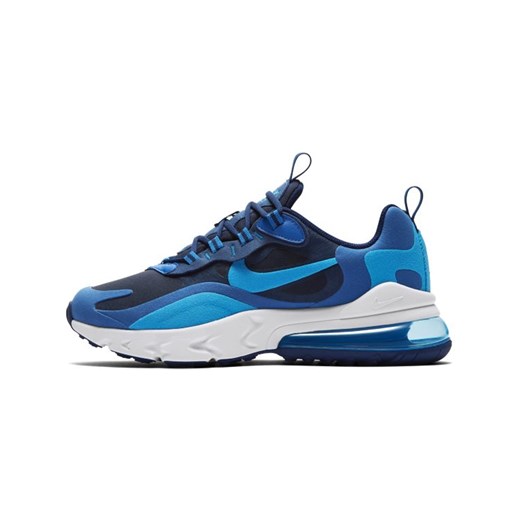 Buty sportowe dziecięce Nike niebieskie sznurowane 