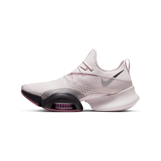 Buty sportowe damskie Nike do biegania zoom bez wzorów sznurowane 