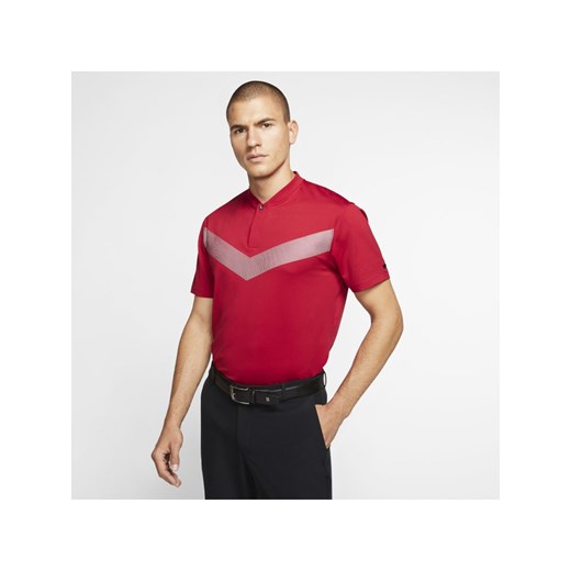 Męska koszulka polo do golfa Nike Dri-FIT Tiger Woods Vapor - Czerwony