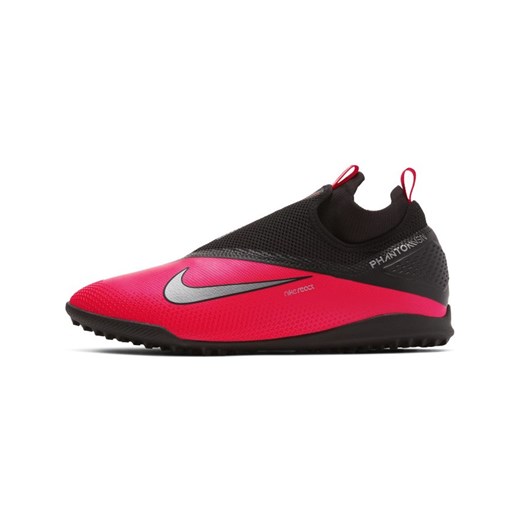 Buty piłkarskie na sztuczną nawierzchnię typu turf Nike React Phantom Vision 2 Pro Dynamic Fit TF - Czerwony