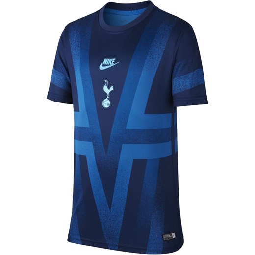 Nike t-shirt męski niebieski z krótkim rękawem 