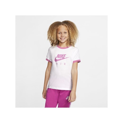T-shirt dla dużych dzieci Nike Air - Biel