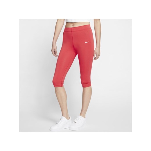 Legginsy damskie Nike Sportswear Leg-A-See - Czerwony