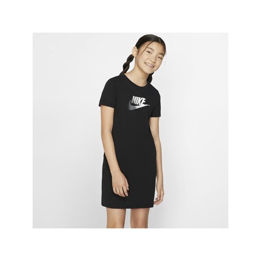 Sukienka dla dużych dzieci (dziewcząt) Nike Sportswear - Czerń