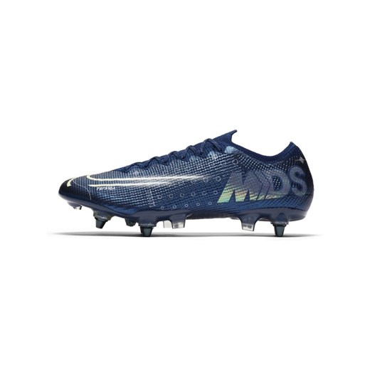 Korki piłkarskie na miękką murawę Nike Mercurial Vapor 13 Elite MDS SG-PRO Anti-Clog Traction - Niebieski