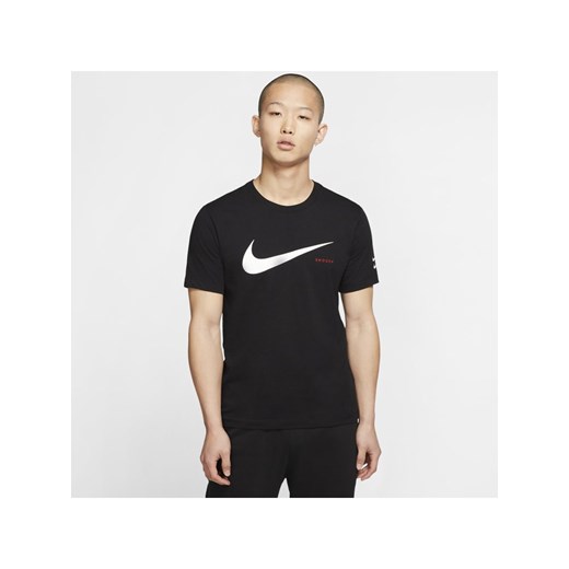 T-shirt męski Nike Sportswear Swoosh - Czerń Nike M promocyjna cena Nike poland