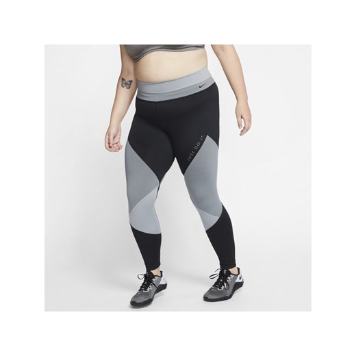 Legginsy damskie Nike One (duże rozmiary) - Szary