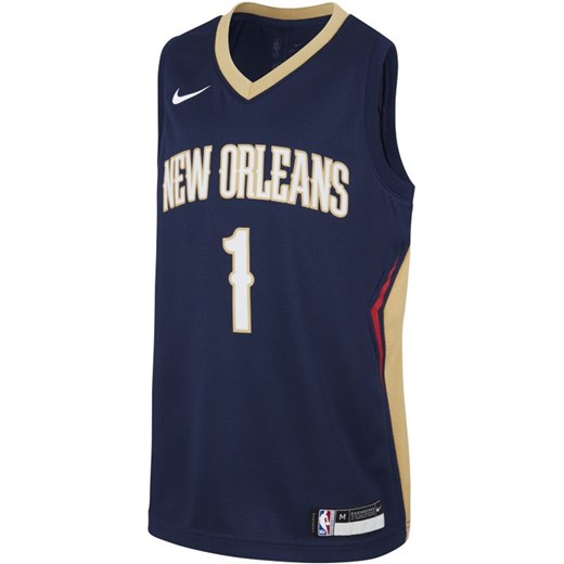 Koszulka dla dużych dzieci Nike NBA Swingman Pelicans Icon Edition - Niebieski