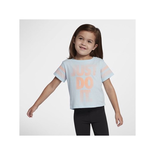 T-shirt z krótkim rękawem dla maluchów Nike Sportswear - Różowy